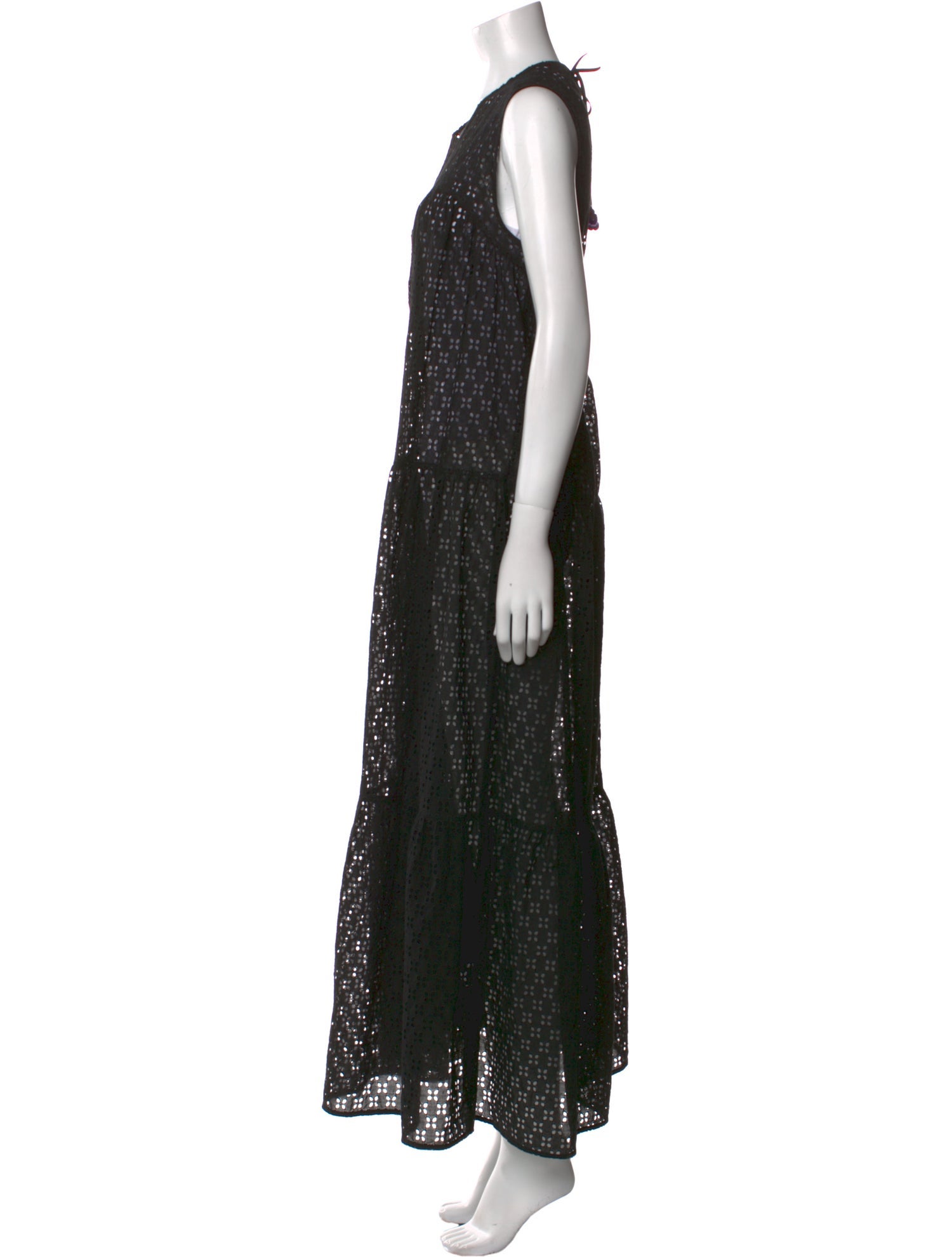 My Beachy Side Crew Neck Long Dress