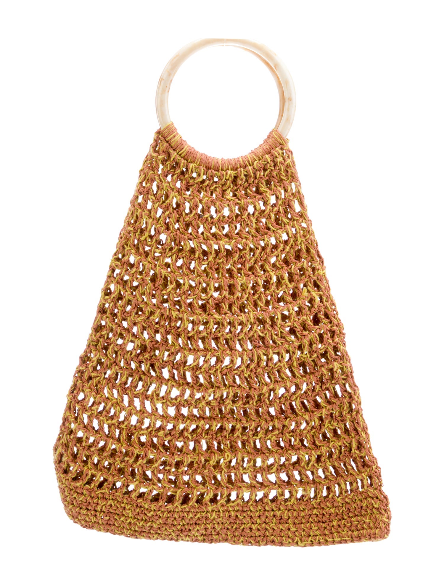 My Beachy Side Raffia Top Handle Bag