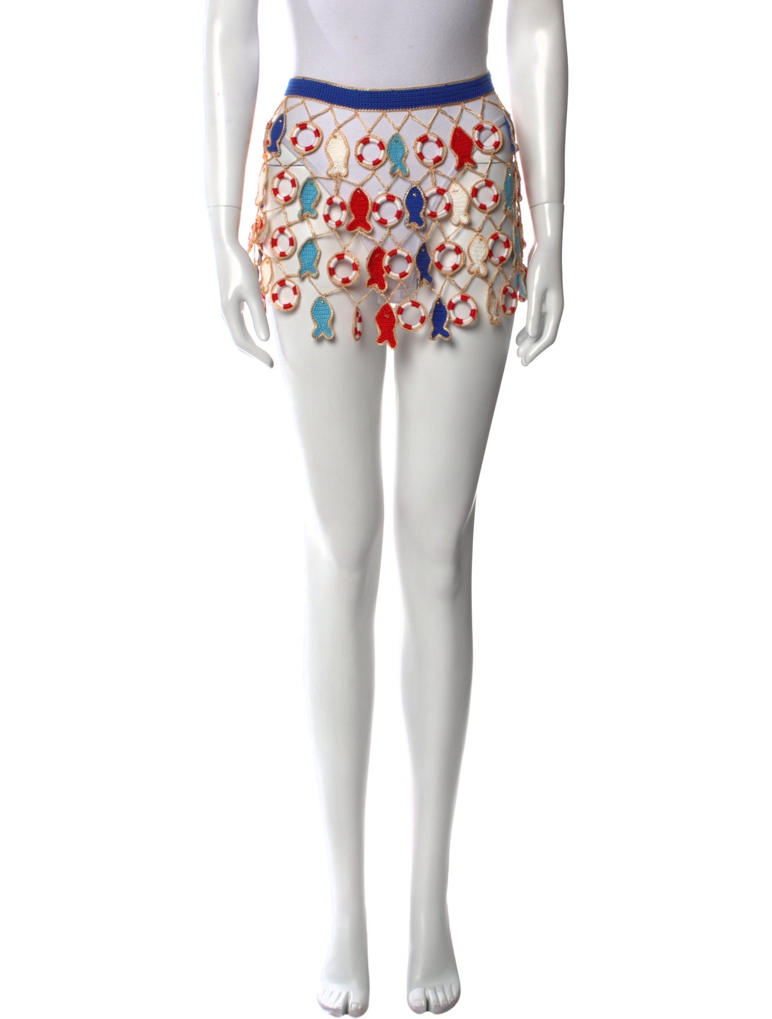 My Beachy Side Patterned Mini Skirt