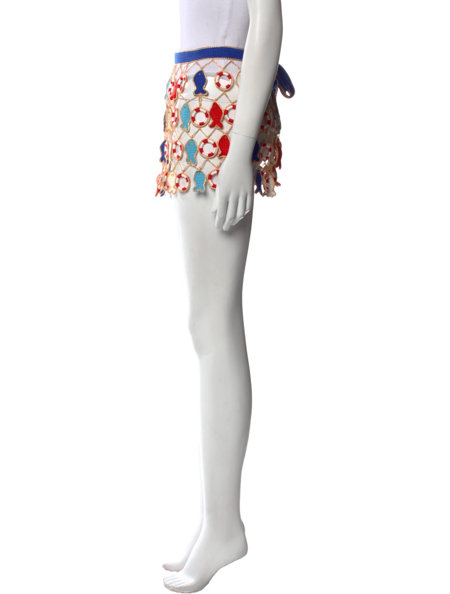 My Beachy Side Patterned Mini Skirt