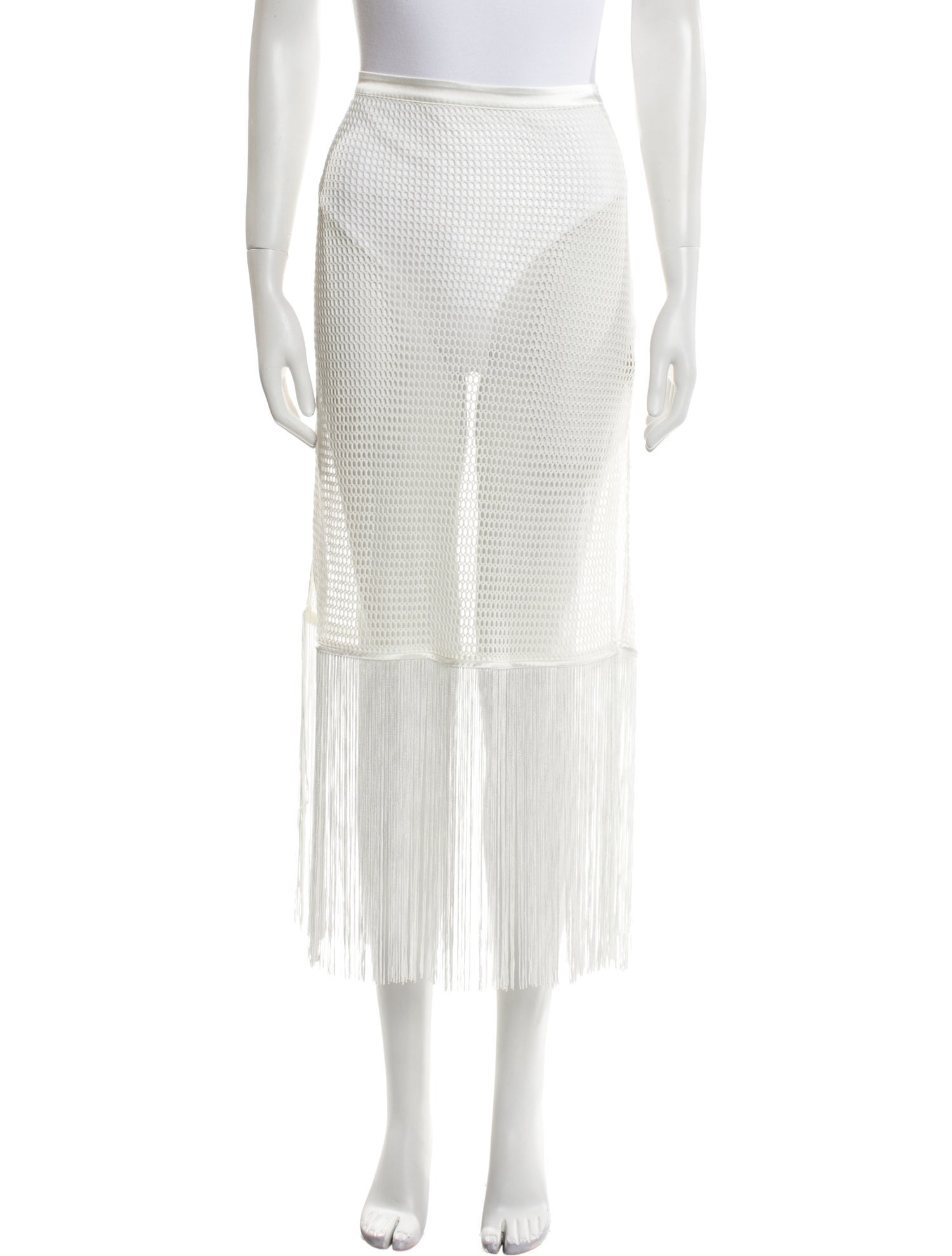 My Beachy Side Fringe Trim Accent Cover-Up w/ Tags