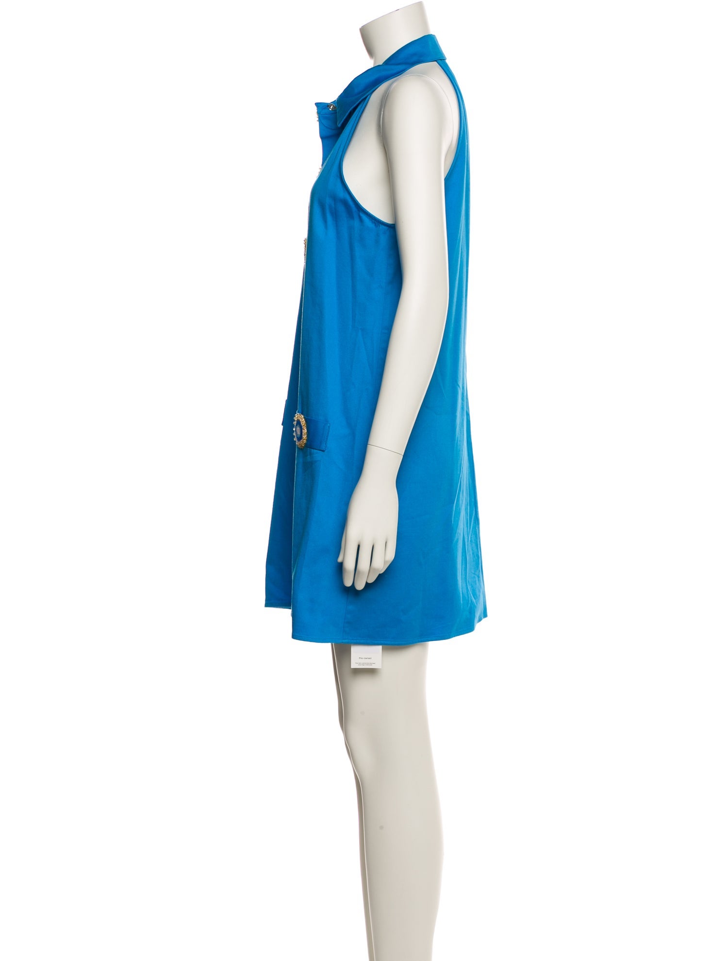 My Beachy Side Halterneck Mini Dress