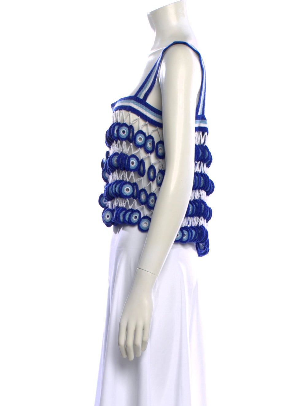 My Beachy Side Patterned Square Neckline Top - image 2