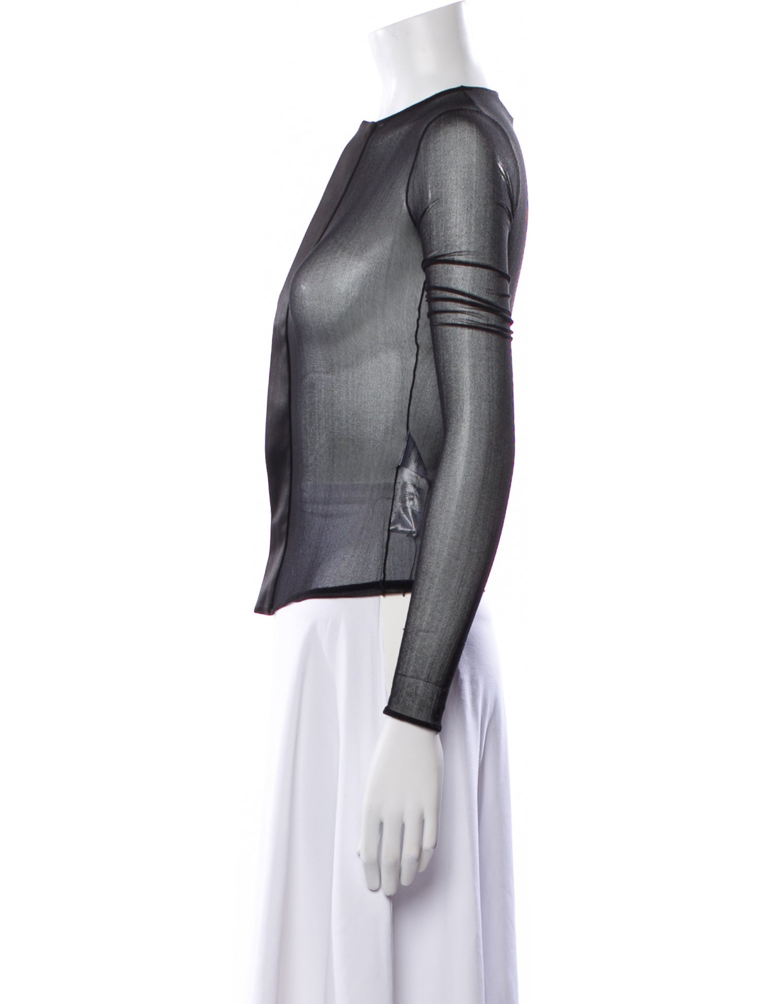 Burc Akyol Silk Crew Neck Top