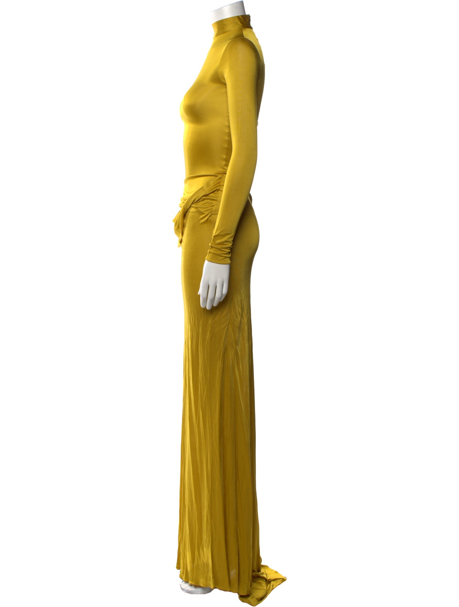 Burc Akyol Turtleneck Long Dress