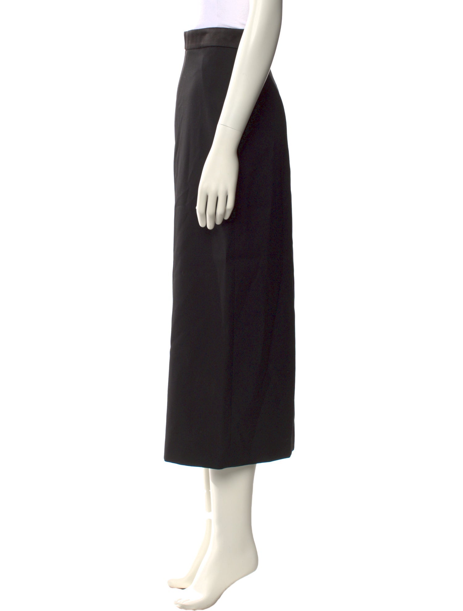 Burc Akyol Virgin Wool Midi Length Skirt