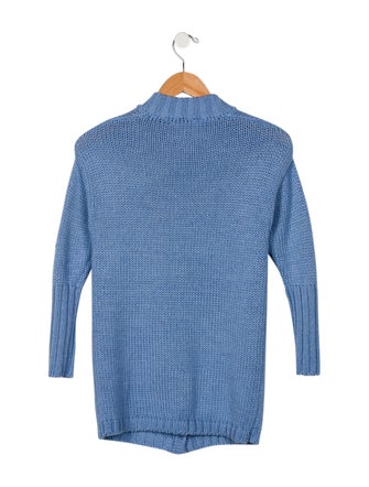 Blood & Honey Mink-Accented Wool Cardigan