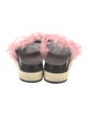 Blood & Honey Rubber Fur Trim Slides