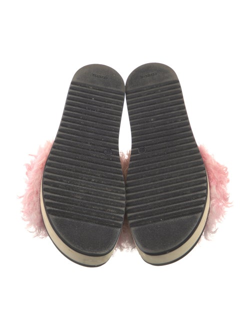 Blood & Honey Rubber Fur Trim Slides