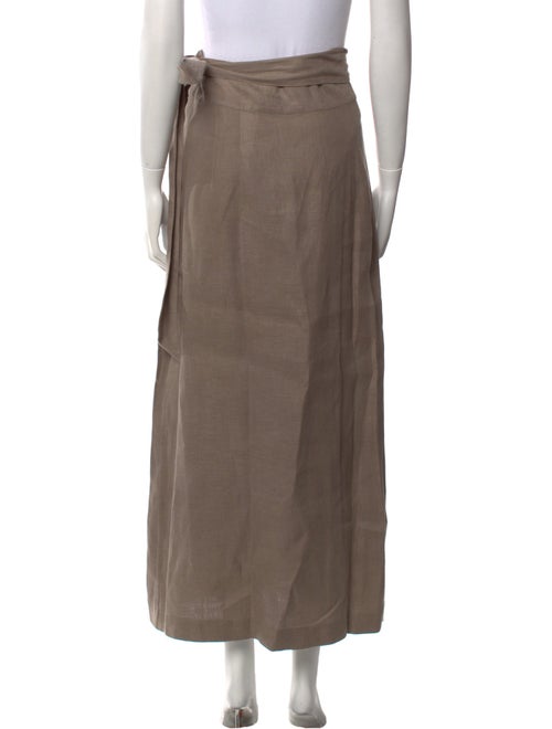Bondi Born Linen Midi Length Skirt