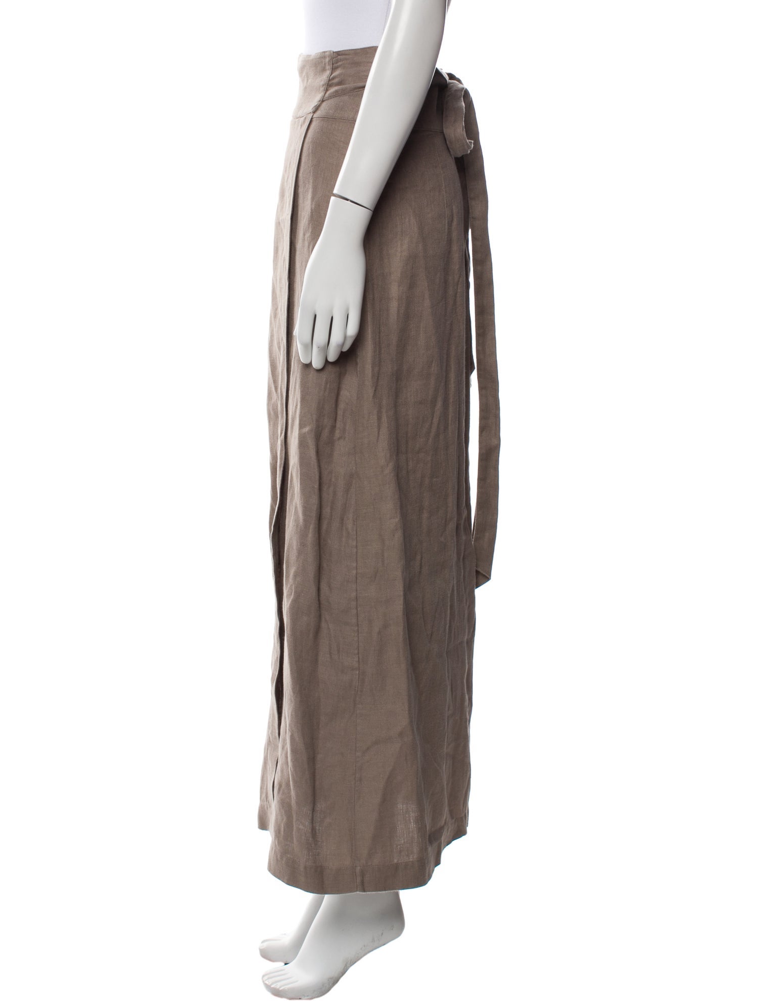 Bondi Born Linen Midi Length Skirt