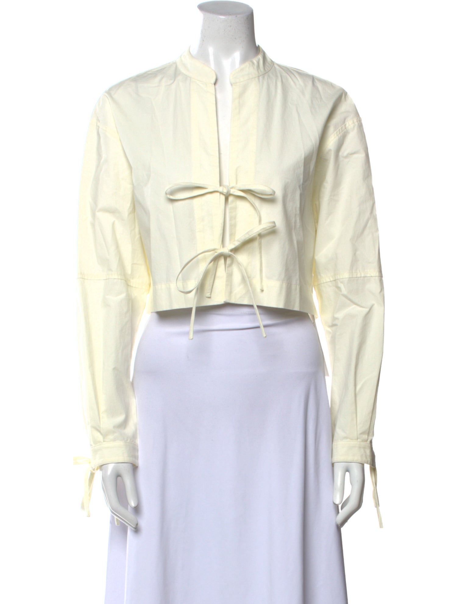 Bondi Born Mock Neck Long Sleeve Crop Top