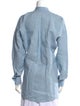 Bondi Born Linen Mock Neck Button-Up Top