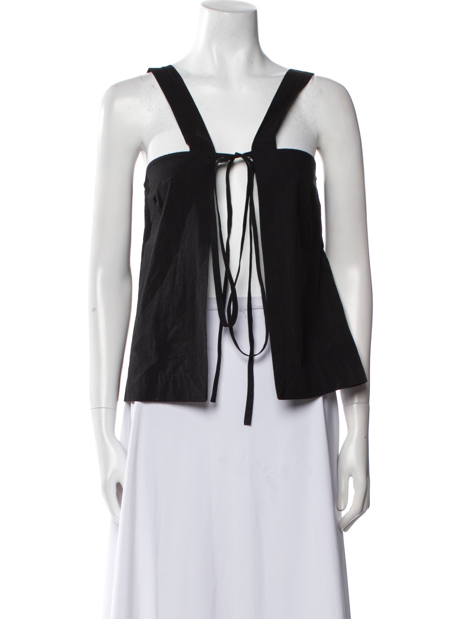 Bondi Born Square Neckline Sleeveless Crop Top