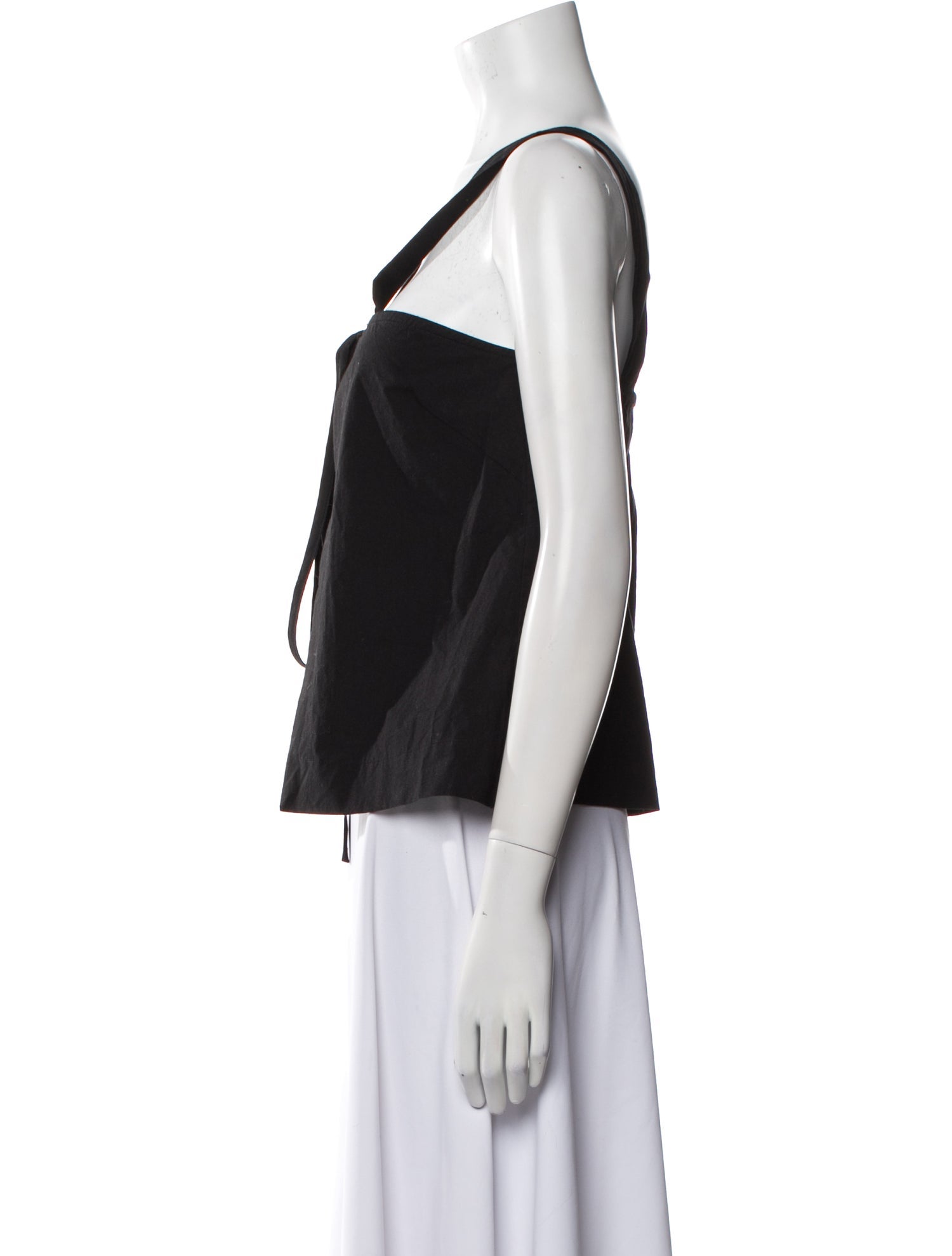 Bondi Born Square Neckline Sleeveless Crop Top