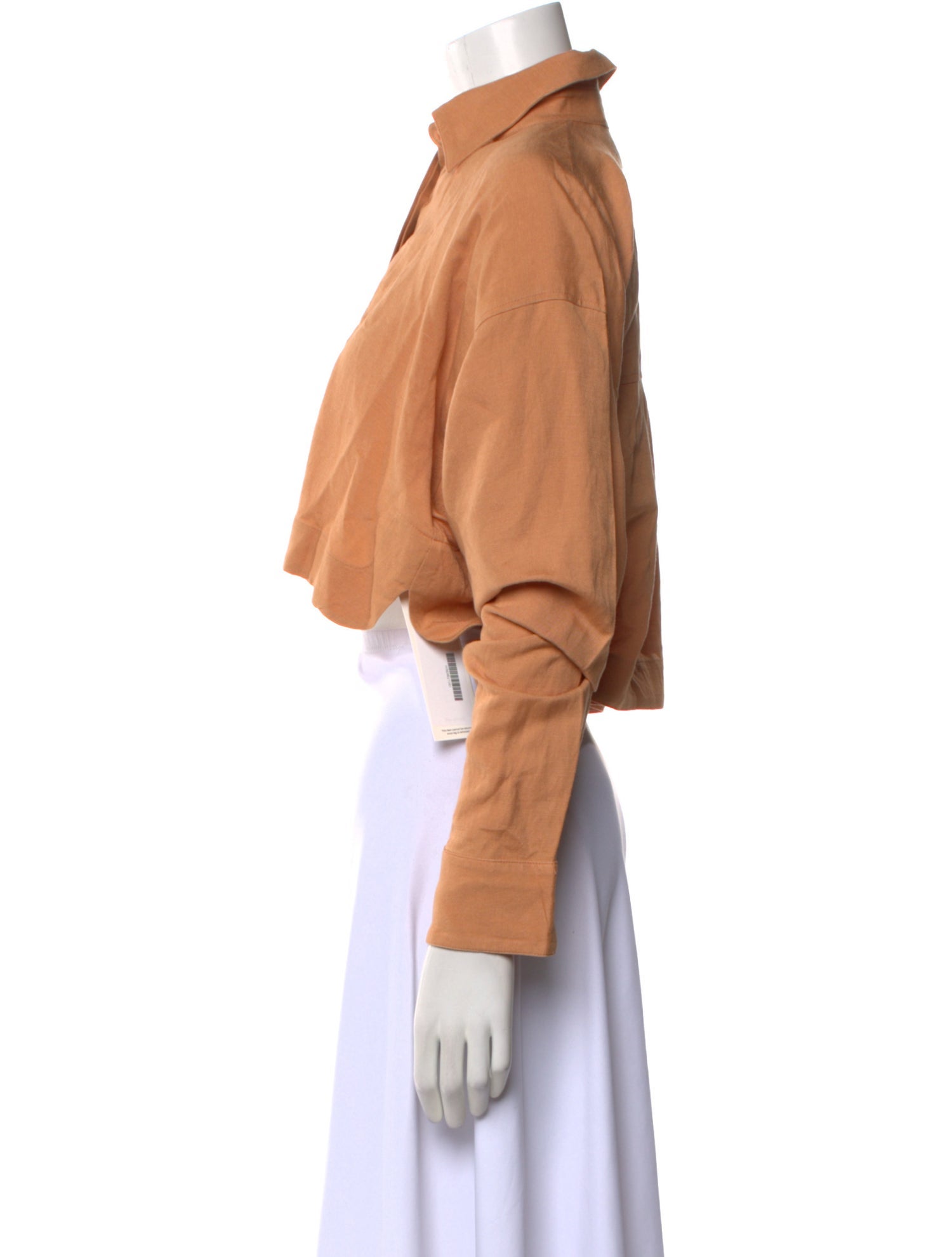 Bondi Born Mock Neck Long Sleeve Crop Top