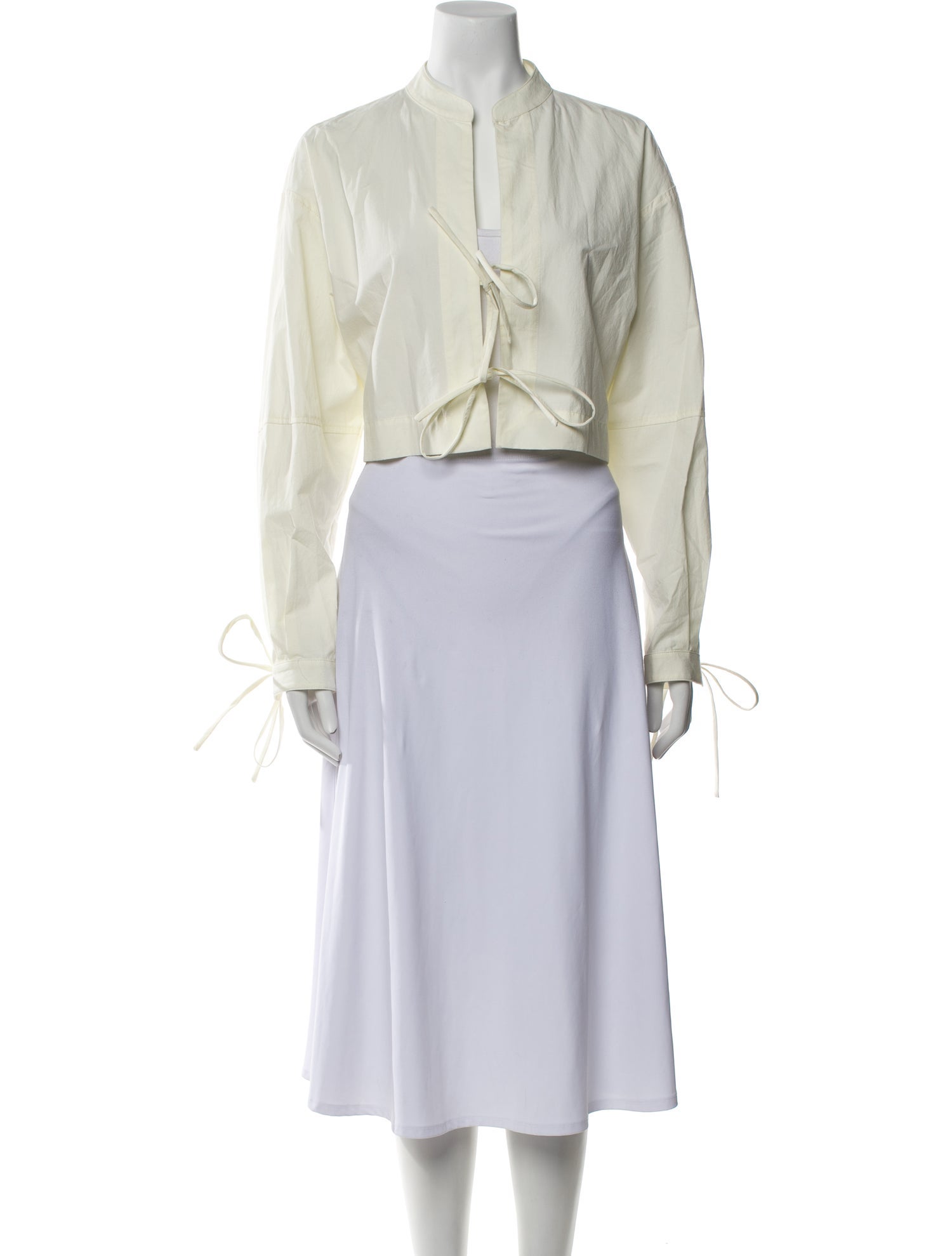 Bondi Born V-Neck Long Sleeve Crop Top w/ Tags