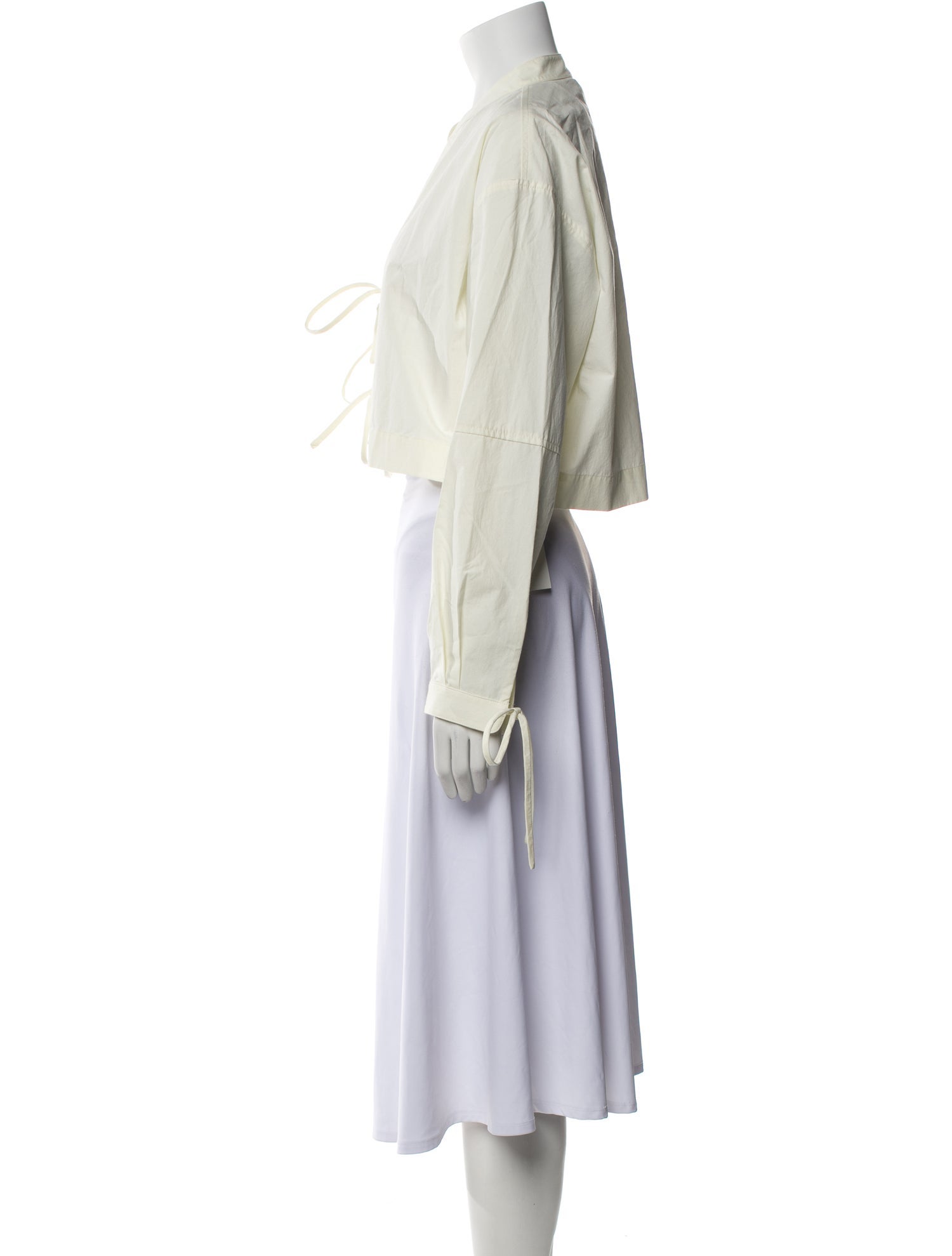 Bondi Born V-Neck Long Sleeve Crop Top w/ Tags