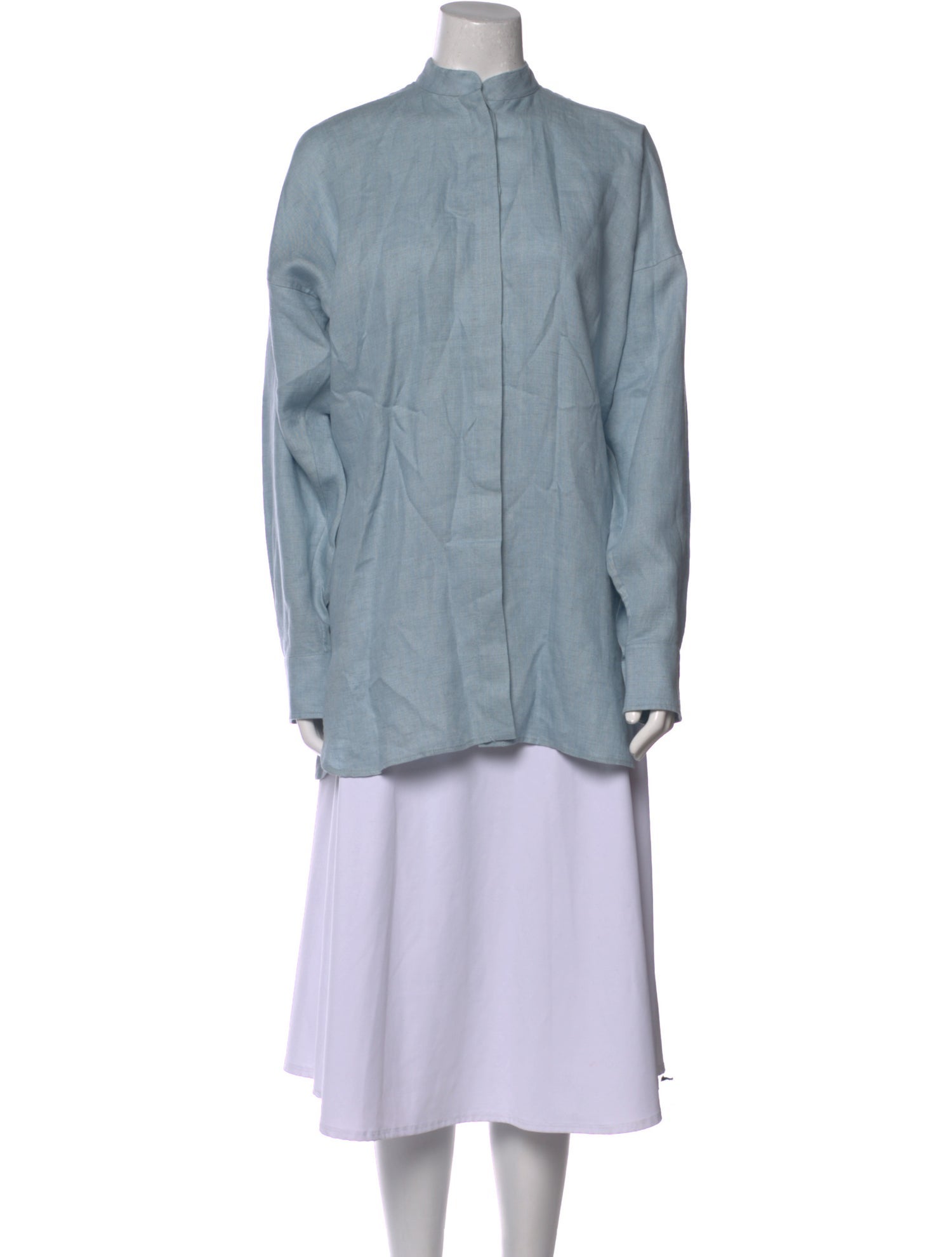 Bondi Born Linen Mock Neck Tunic