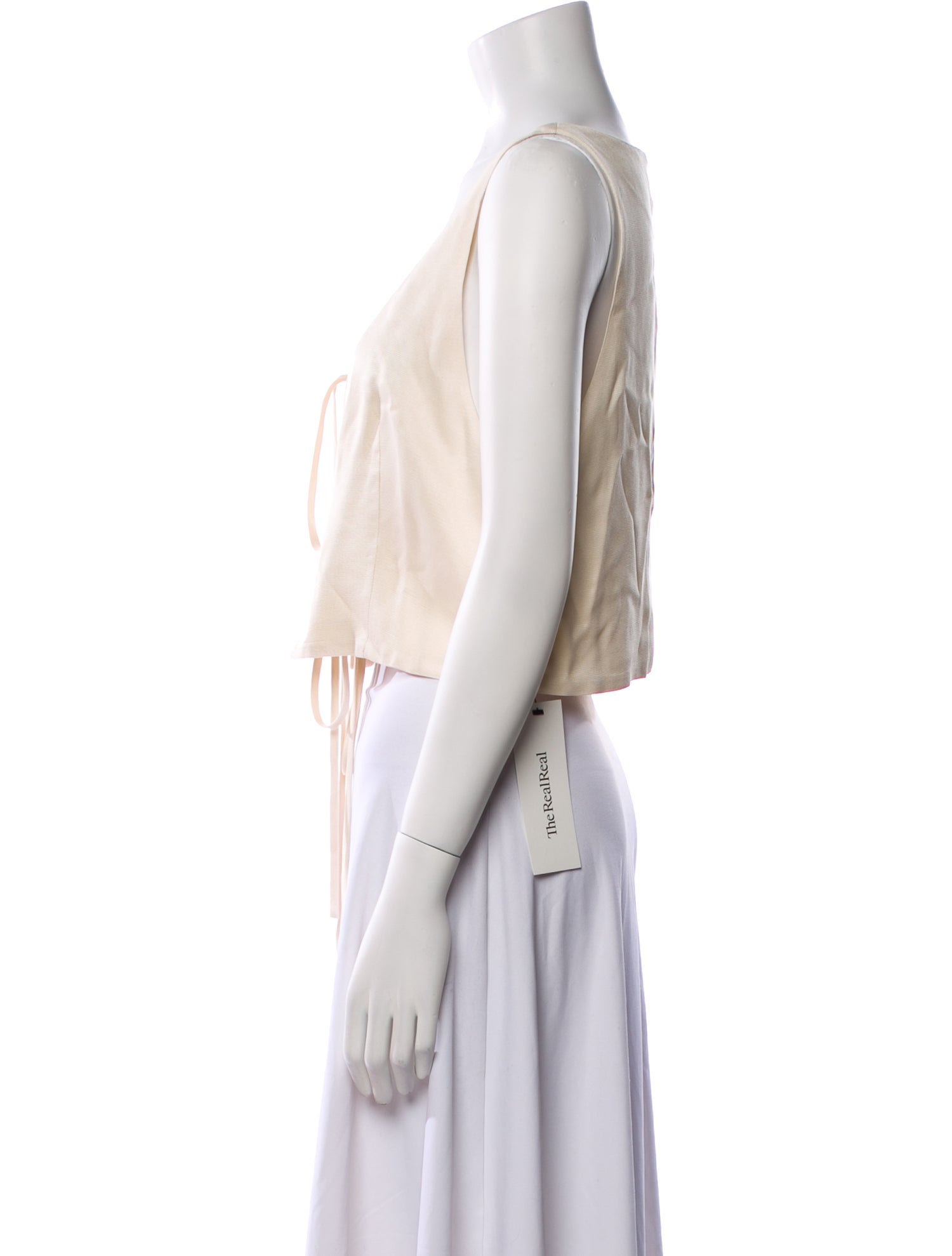 Bondi Born V-Neck Sleeveless Crop Top