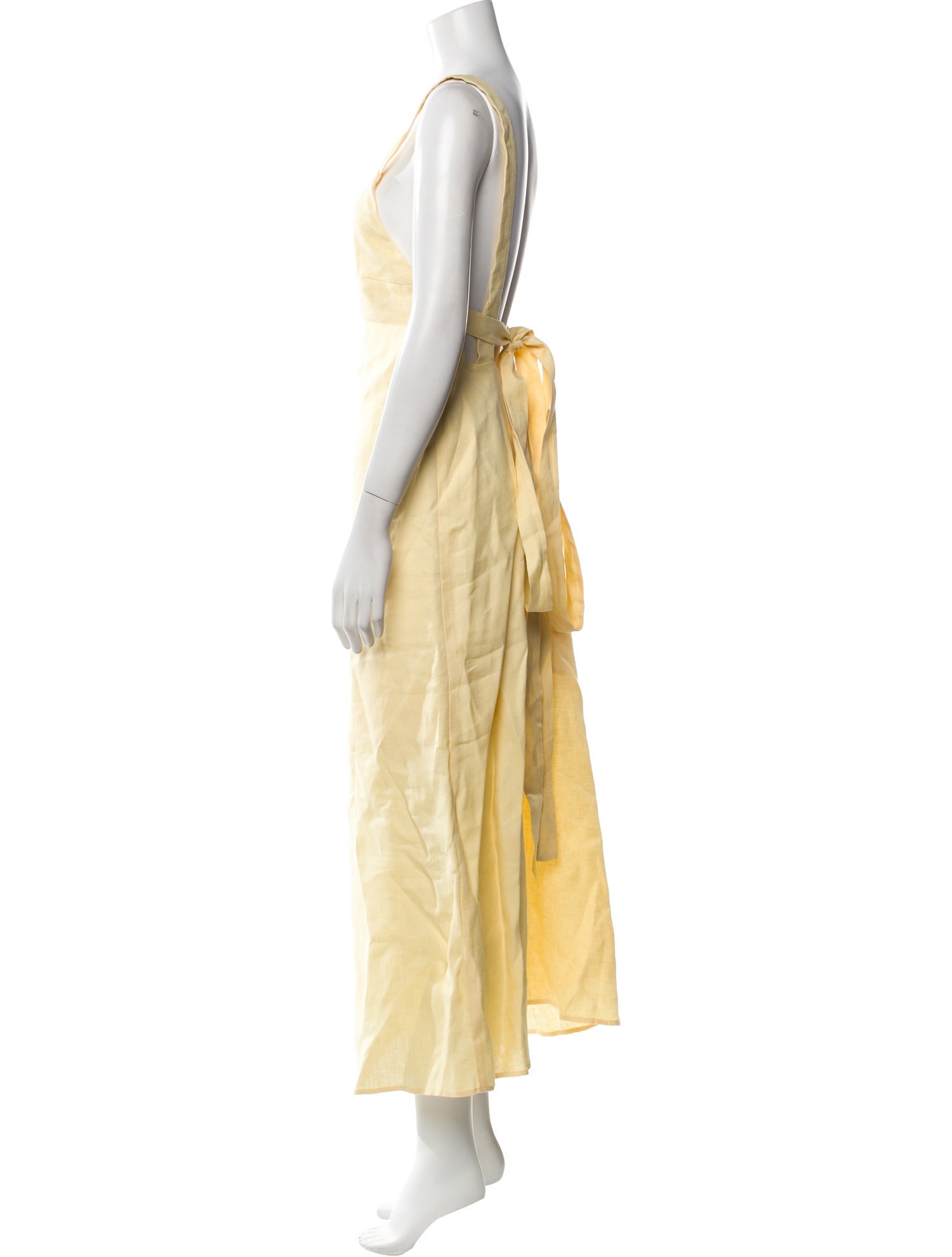 Bondi Born Linen Midi Length Dress