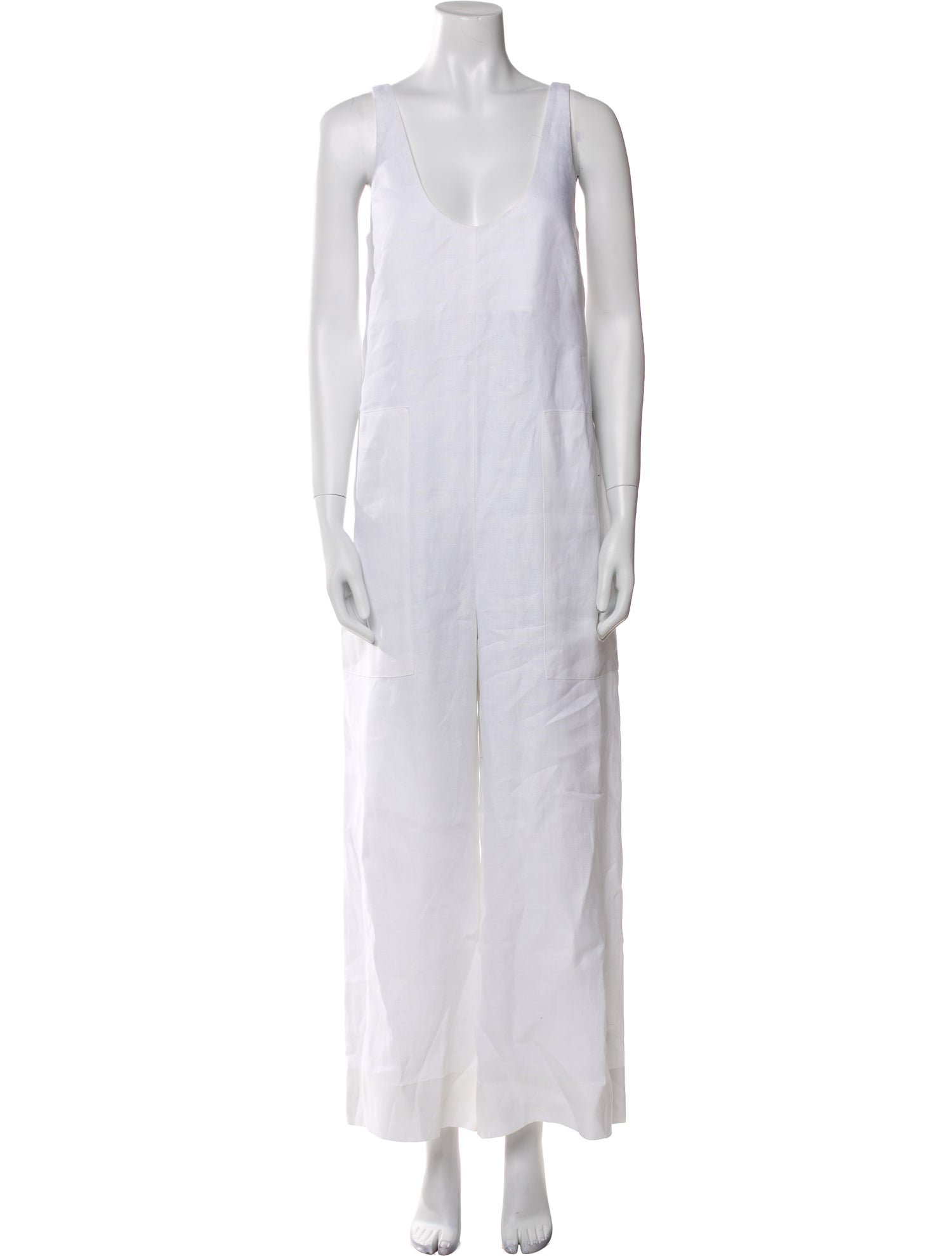 Bondi Born Linen Scoop Neck Jumpsuit