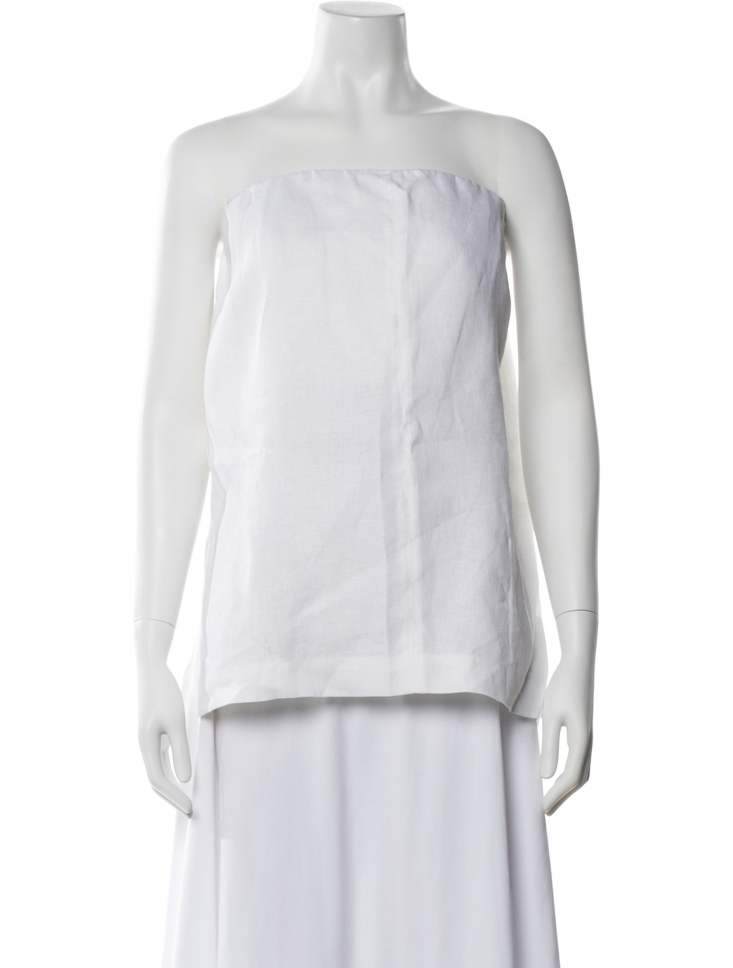 Bondi Born Linen Strapless Top