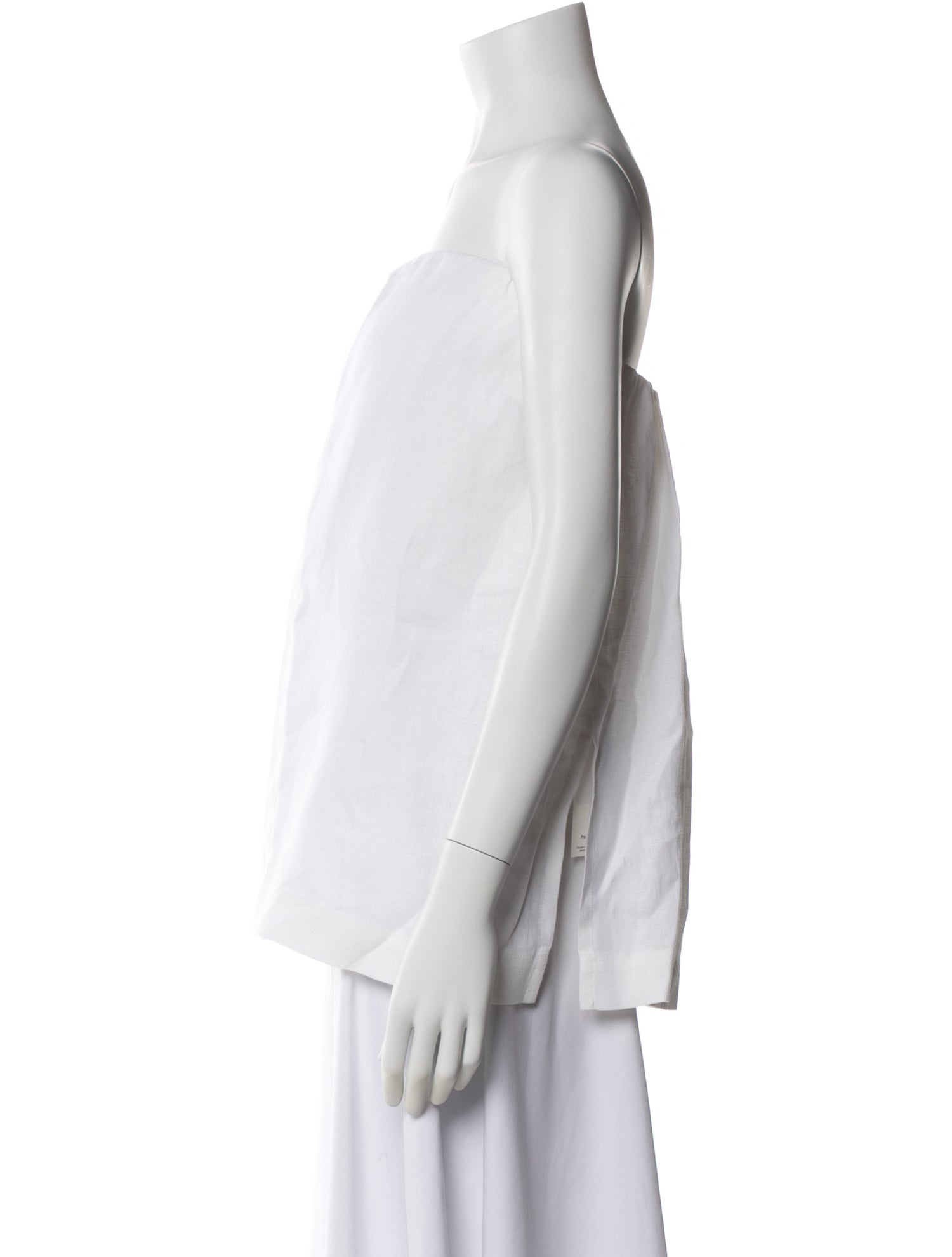 Bondi Born Linen Strapless Top