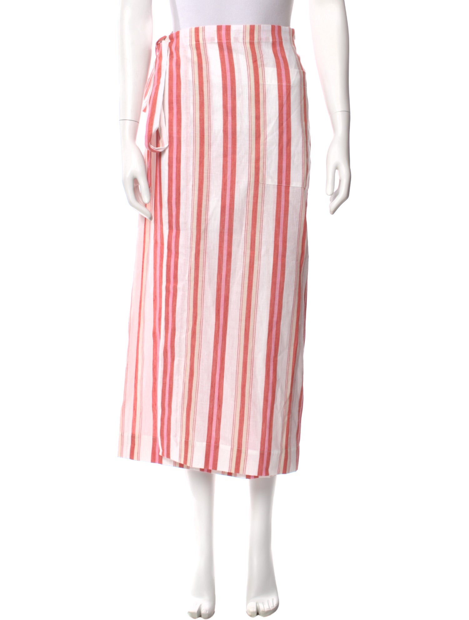 Bondi Born Striped Midi Length Skirt w/ Tags