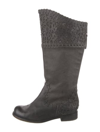 Corral Boots Leather Whipstitch Trim Riding Boots