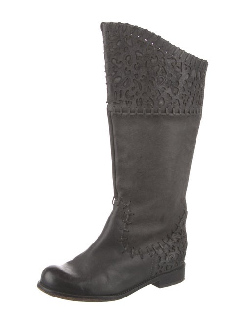 Corral Boots Leather Whipstitch Trim Riding Boots