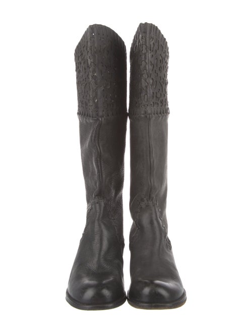 Corral Boots Leather Whipstitch Trim Riding Boots