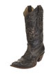 Corral Boots Leather Graphic Print Western Boots
