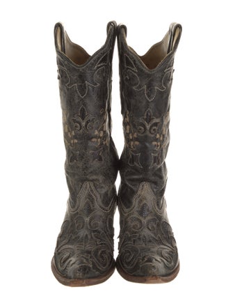 Corral Boots Leather Graphic Print Western Boots