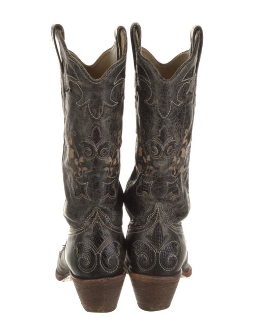 Corral Boots Leather Graphic Print Western Boots