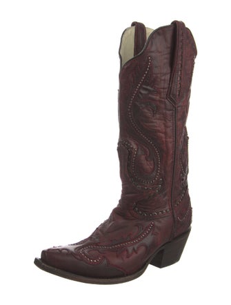 Corral Boots Leather Printed Western Boots