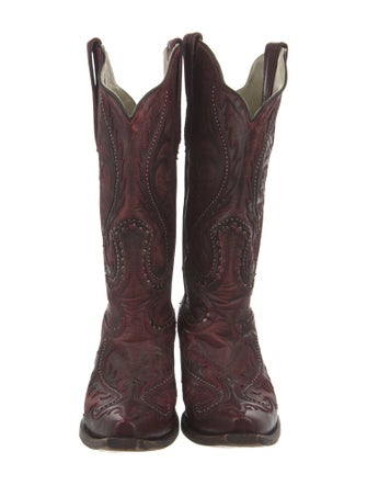 Corral Boots Leather Printed Western Boots