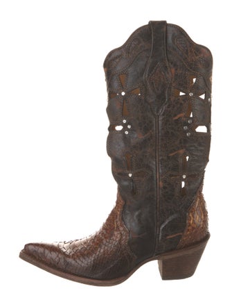Corral Boots Leather Printed Western Boots