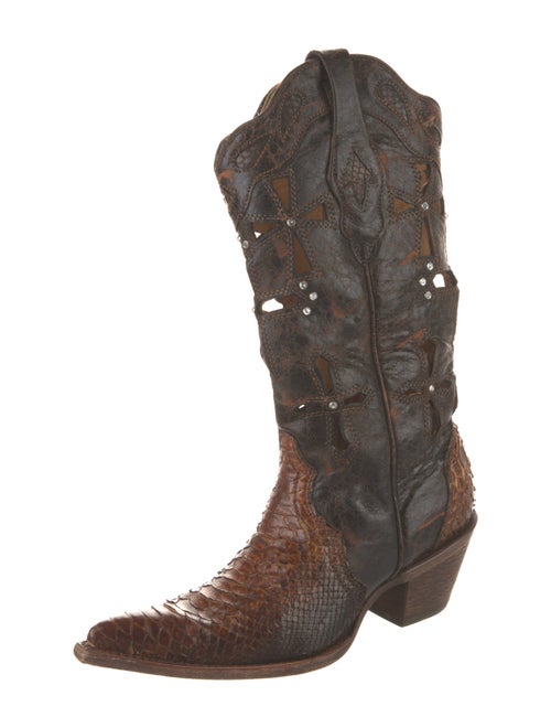 Corral Boots Leather Printed Western Boots