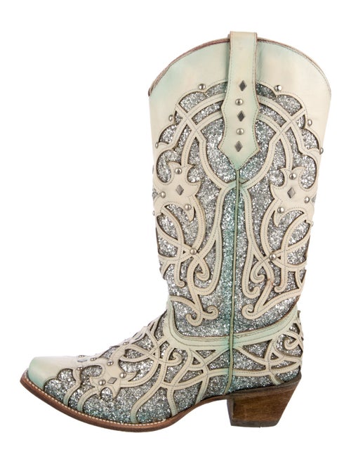 Corral Boots Leather Printed Western Boots