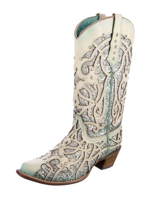 Corral Boots Leather Printed Western Boots