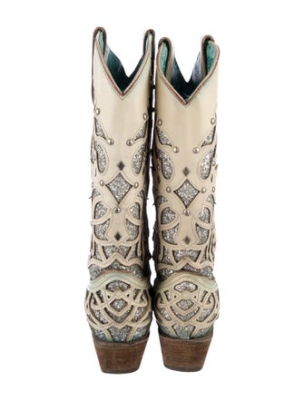 Corral Boots Leather Printed Western Boots