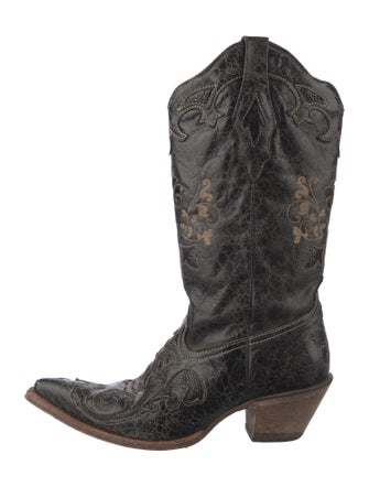 Corral Boots Leather Patterned Western Boots