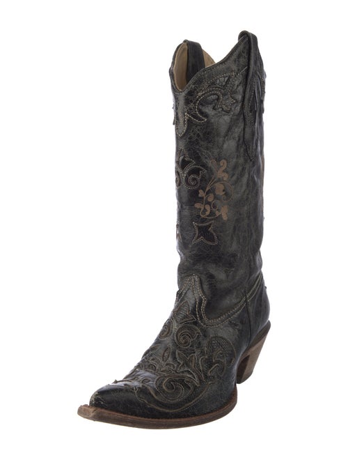 Corral Boots Leather Patterned Western Boots