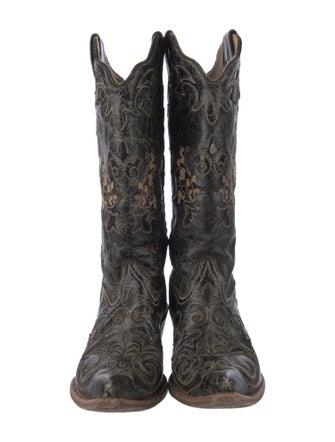Corral Boots Leather Patterned Western Boots