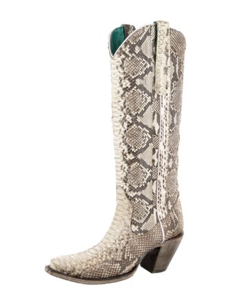 Corral Boots Snakeskin Animal Print Western Boots