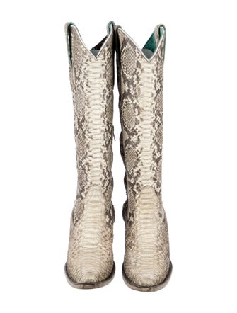 Corral Boots Snakeskin Animal Print Western Boots