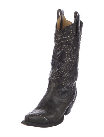 Corral Boots Leather Patterned Western Boots