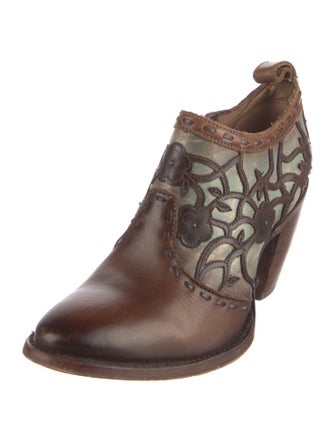 Corral Boots Leather Printed Chelsea Boots