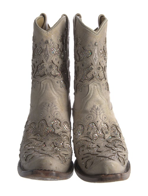 Corral Boots Leather Patterned Western Boots